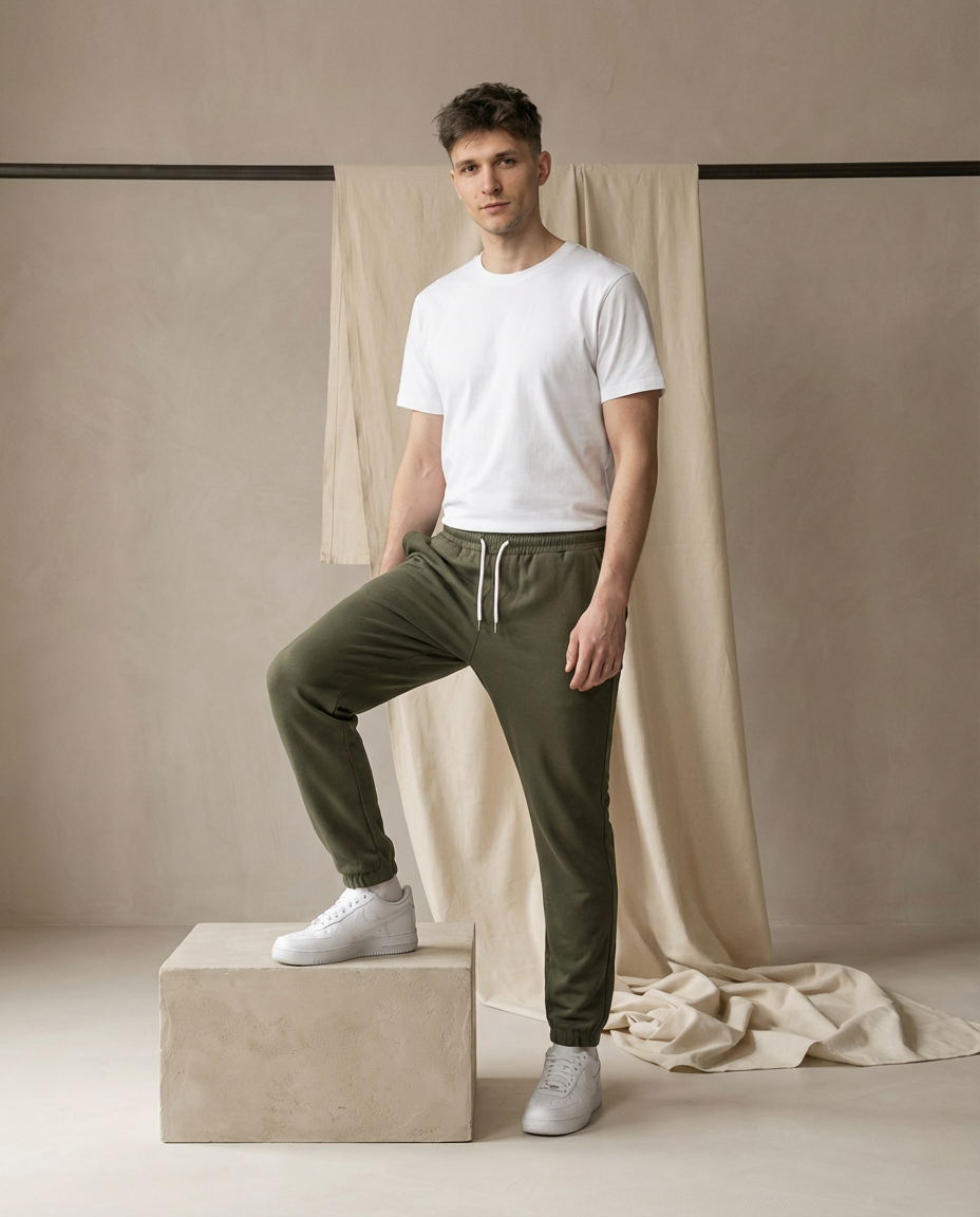 Sparrow Męskie Jogger Spodnie | Zwężane Nogawki, Wygodne i Nowoczesne - 5