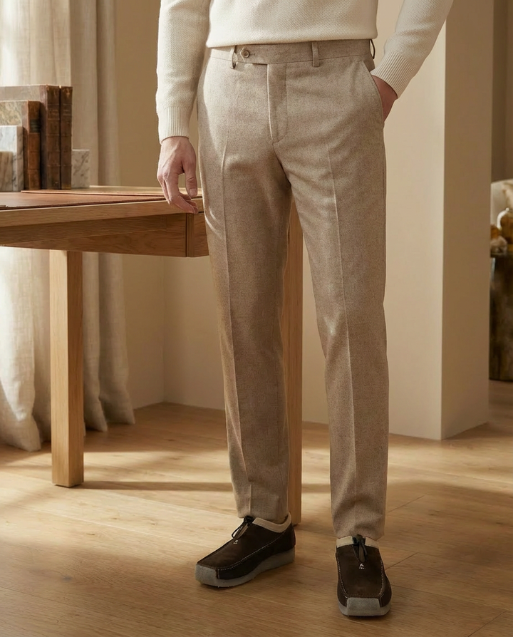 Lifestyle Image Suede Brown Loafers