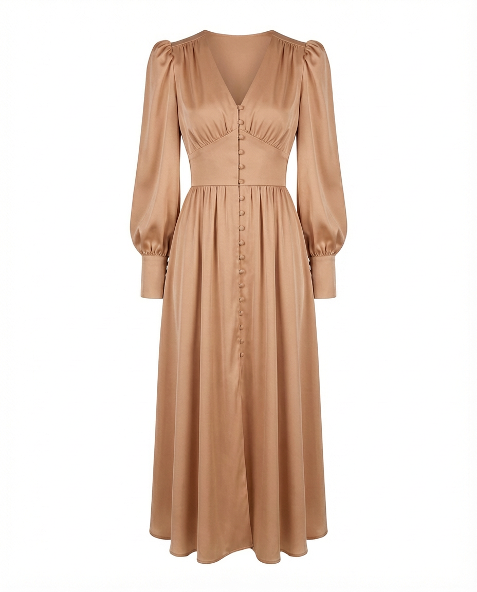 Sukienka na Wesele Sukienka Damska | Dopasowany Krój | Wysokiej Jakości Materiał | Na Wiosnę i Lato