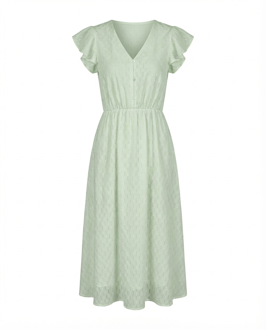 Sukienka Damska Letnia | Midi | Wygodny Materiał | Na Co Dzień