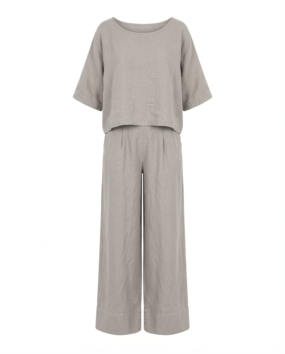 Zestaw Dresowy Damski | Luźny Krój | Praktyczne Kieszenie | Na Lato