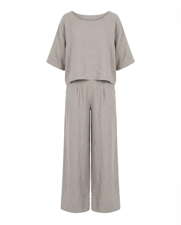 Zestaw Dresowy Damski | Luźny Krój | Praktyczne Kieszenie | Na Lato