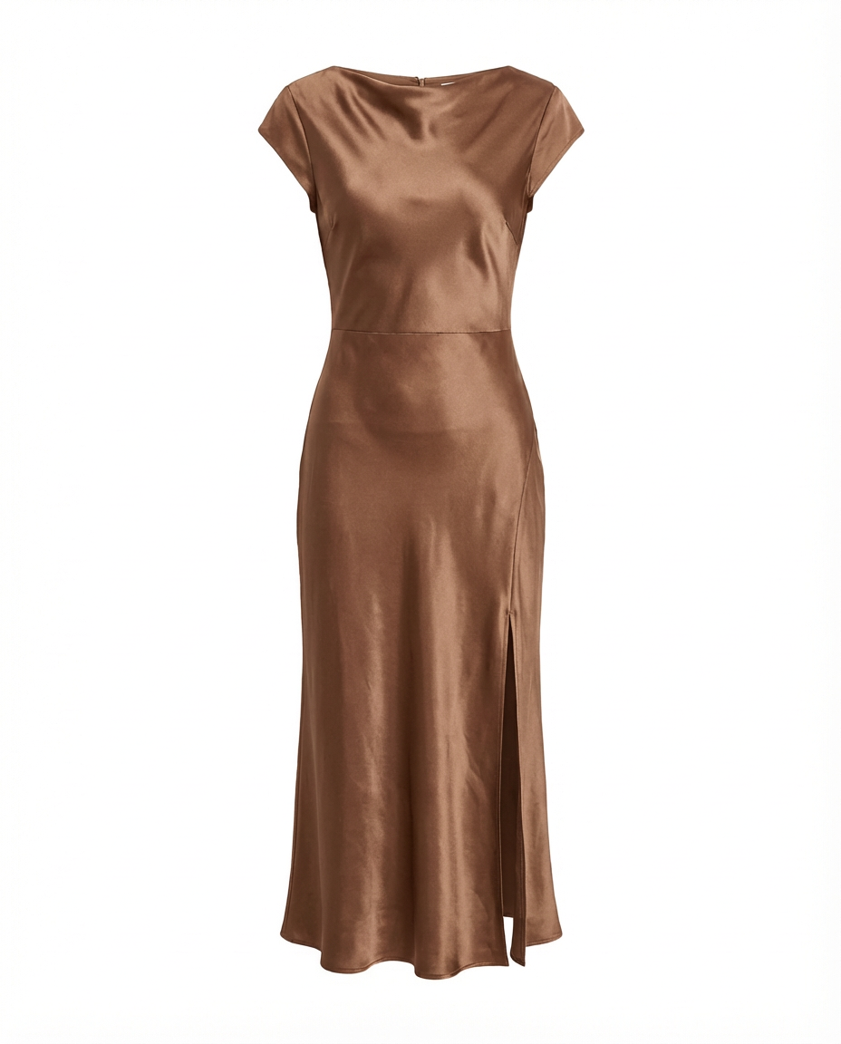 Suknia Wieczorowa Długa | Dopasowany Krój | Wyrafinowane Detale | Na Oficjalne Przyjęcia