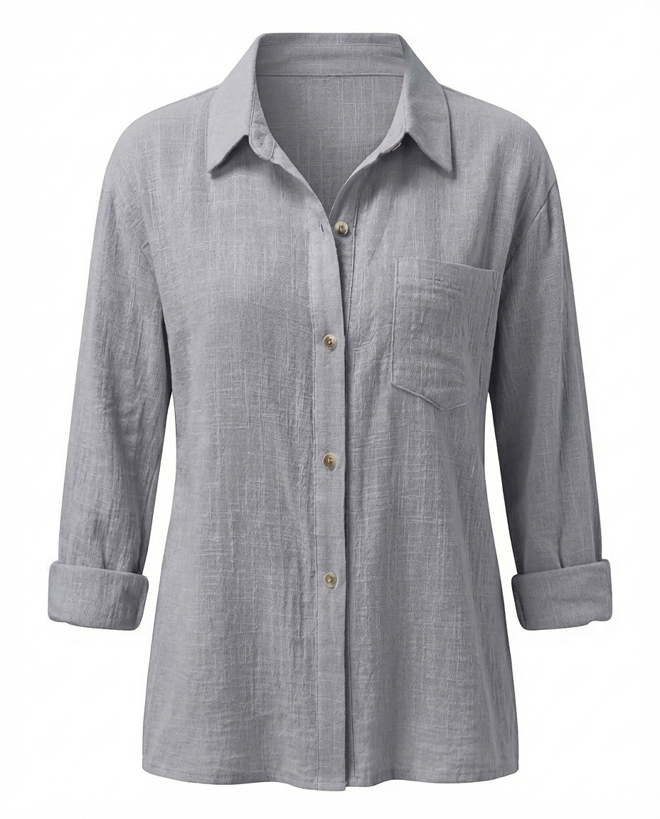 Bluzka Damska Elegancka | Luźny Krój | Miękka Tkanina | Na Wiosnę i Jesień