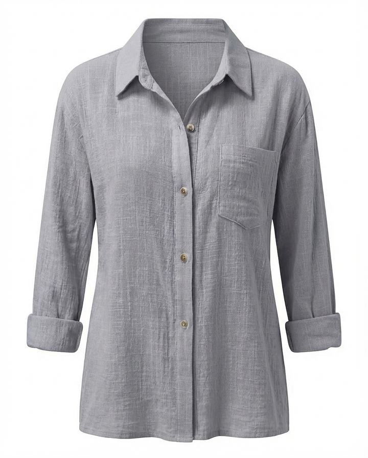 Bluzka Damska Elegancka | Luźny Krój | Miękka Tkanina | Na Wiosnę i Jesień