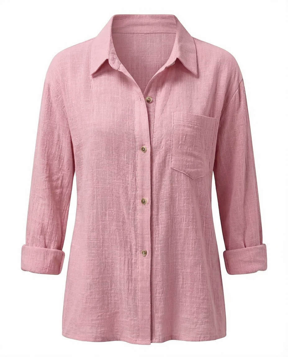 Bluzka Damska Elegancka | Luźny Krój | Miękka Tkanina | Na Wiosnę i Jesień