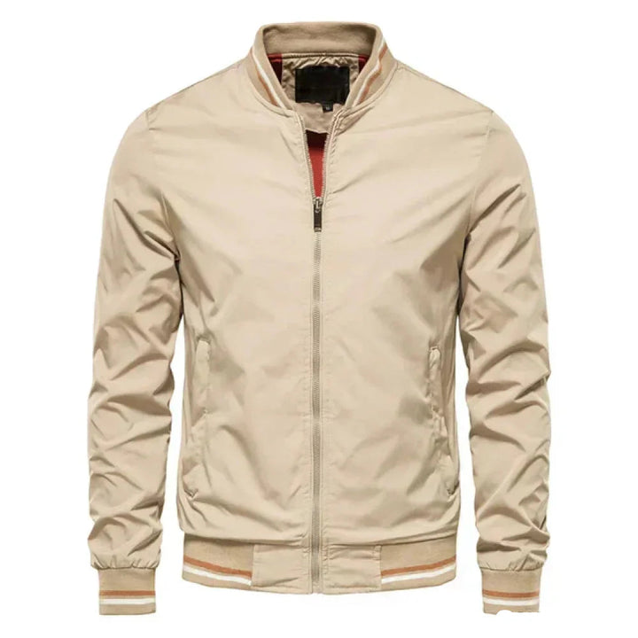 Kurtka Męska w Stylu Bomber | Lekka z Zamkiem | Sportowo-Casualowy Fason