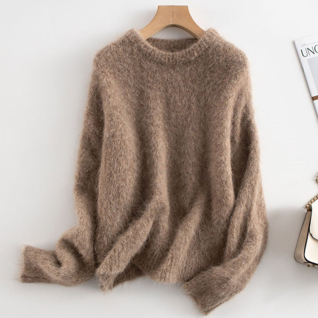 Sweter z Puszystej Dzianiny | Miękki i Lekki | Styl Casual na Chłodniejsze Dni
