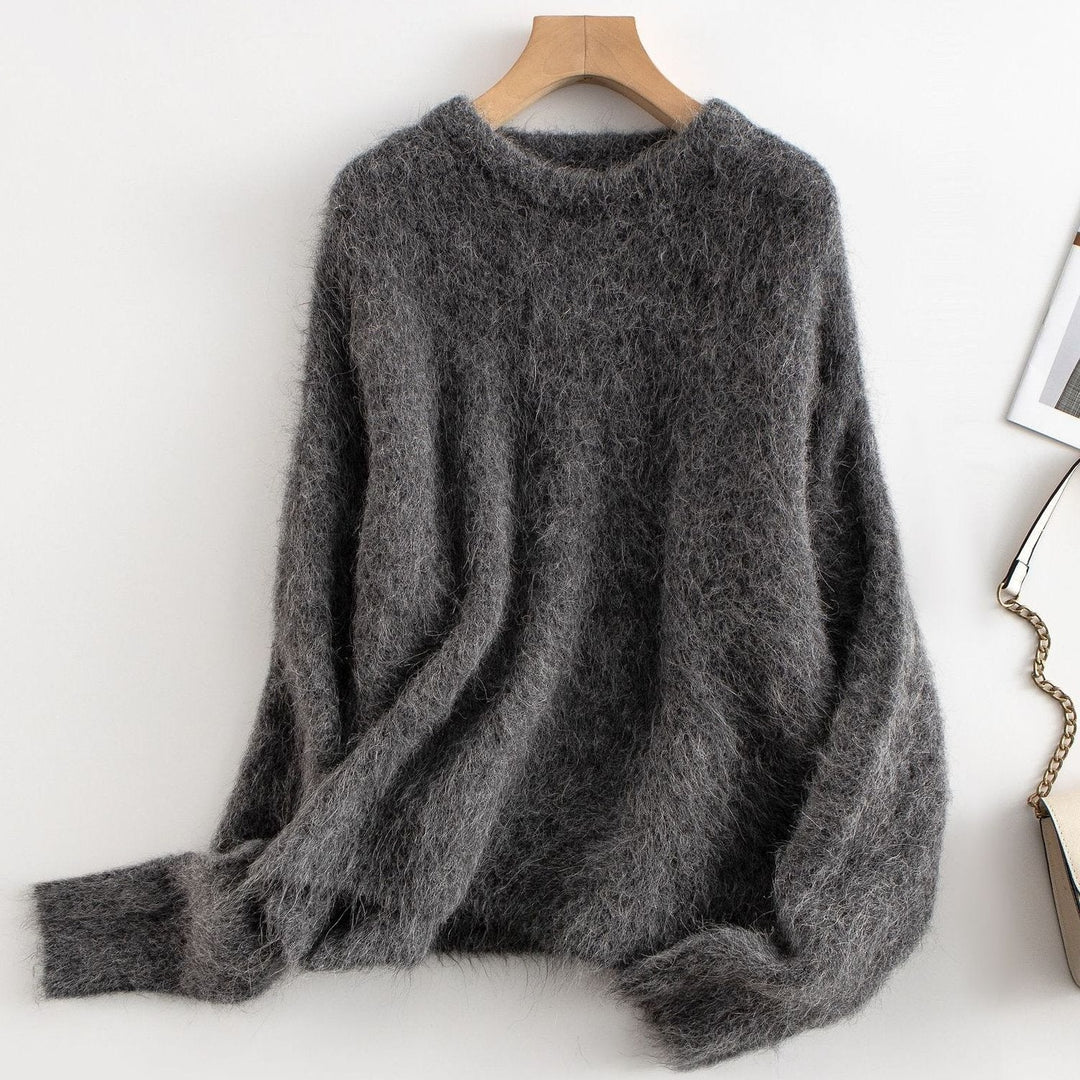 Sweter z Puszystej Dzianiny | Miękki i Lekki | Styl Casual na Chłodniejsze Dni