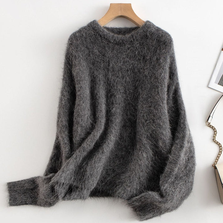 Sweter z Puszystej Dzianiny | Miękki i Lekki | Styl Casual na Chłodniejsze Dni