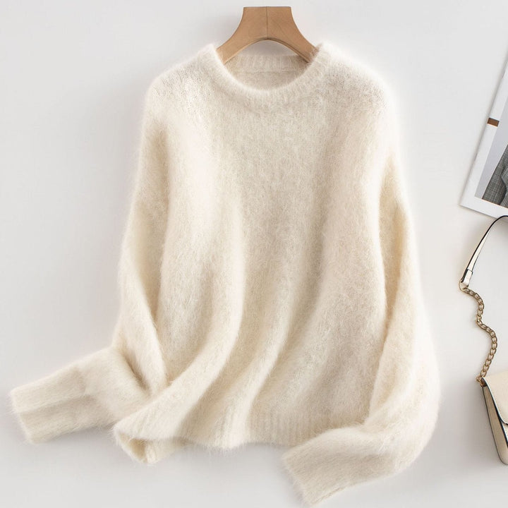 Sweter z Puszystej Dzianiny | Miękki i Lekki | Styl Casual na Chłodniejsze Dni
