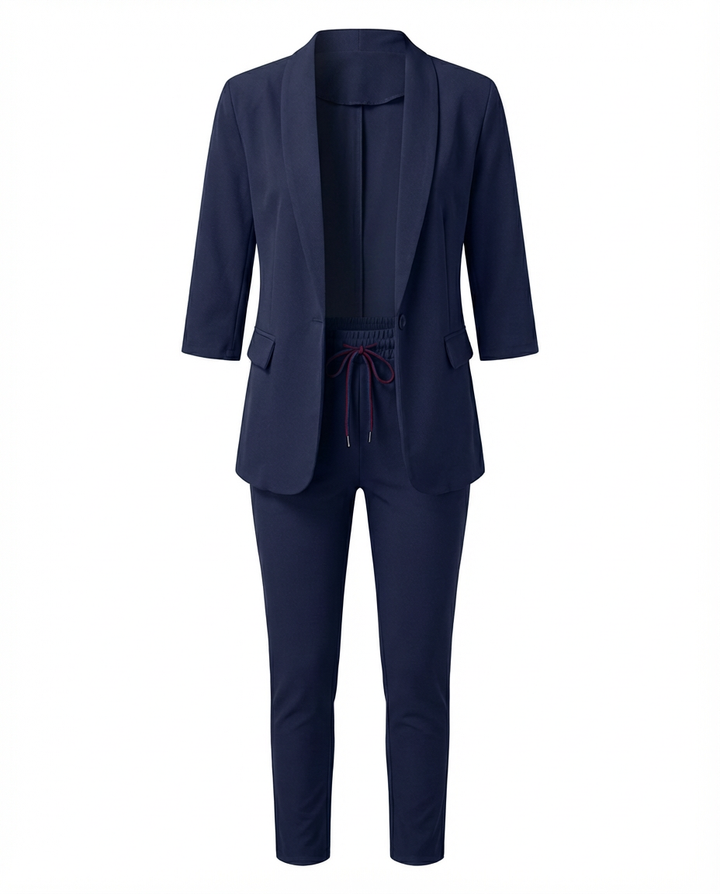 Garnitur Damski Elegancki Komplet | Lekki Materiał, Nowoczesny Krój - 10