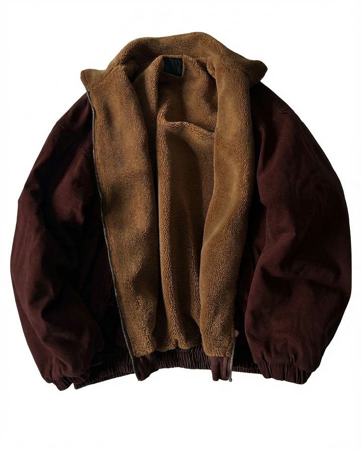 Kurtka Zimowa Męska Kurtka Męska Zimowa | Luźny Krój | Wyściełany Kołnierz | Na Zimę