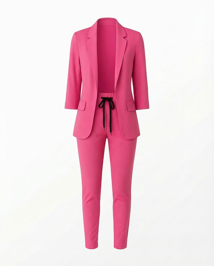 Garnitur Damski Elegancki Komplet | Lekki Materiał, Nowoczesny Krój - 9