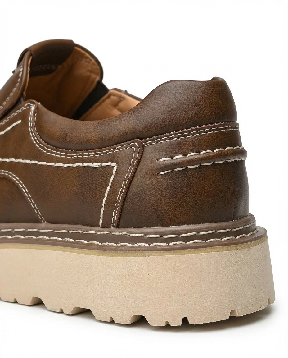 Mokasyny Męskie Skórzane Męskie Mokasyny | Komfortowy Krój | Stabilna Podstawa | Na Co Dzień