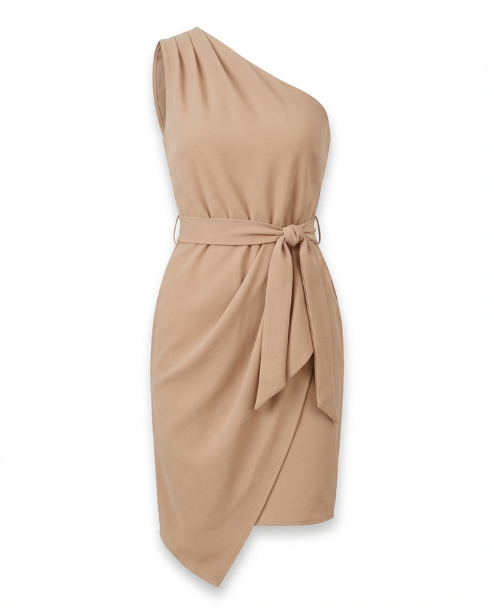 Sukienka Damska Letnia | Asymetryczny Krój | Lekki Materiał | Na Co Dzień