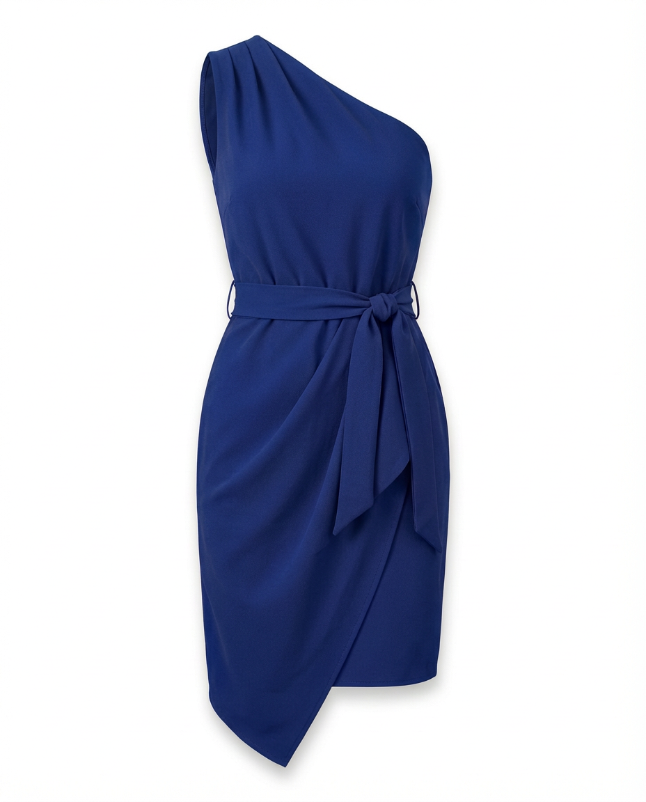 Sukienka Damska Letnia | Asymetryczny Krój | Lekki Materiał | Na Co Dzień