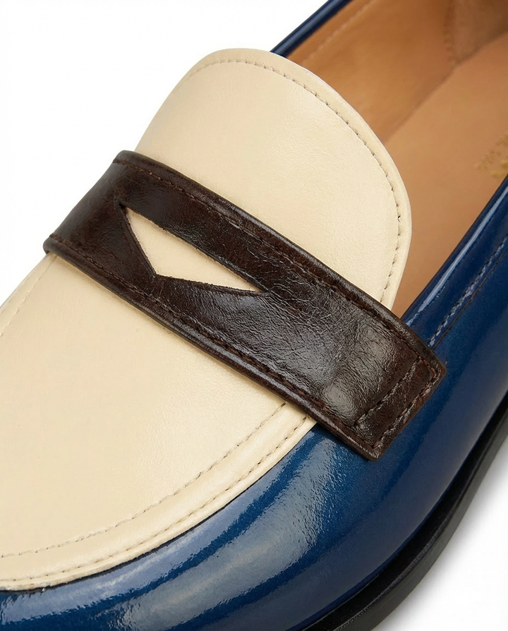 Mokasyny Damskie Mokasyny | Płaski Krój | Okrągły Nosek | Na Co Dzień