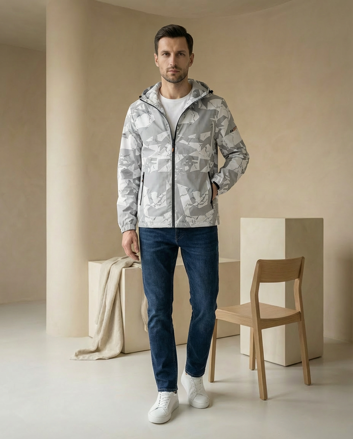 Kurtka Narciarska Męska Kurtki Narciarskie | Sportowy Krój | Wodoodporna Tkanina | Na Zimowe Przygody