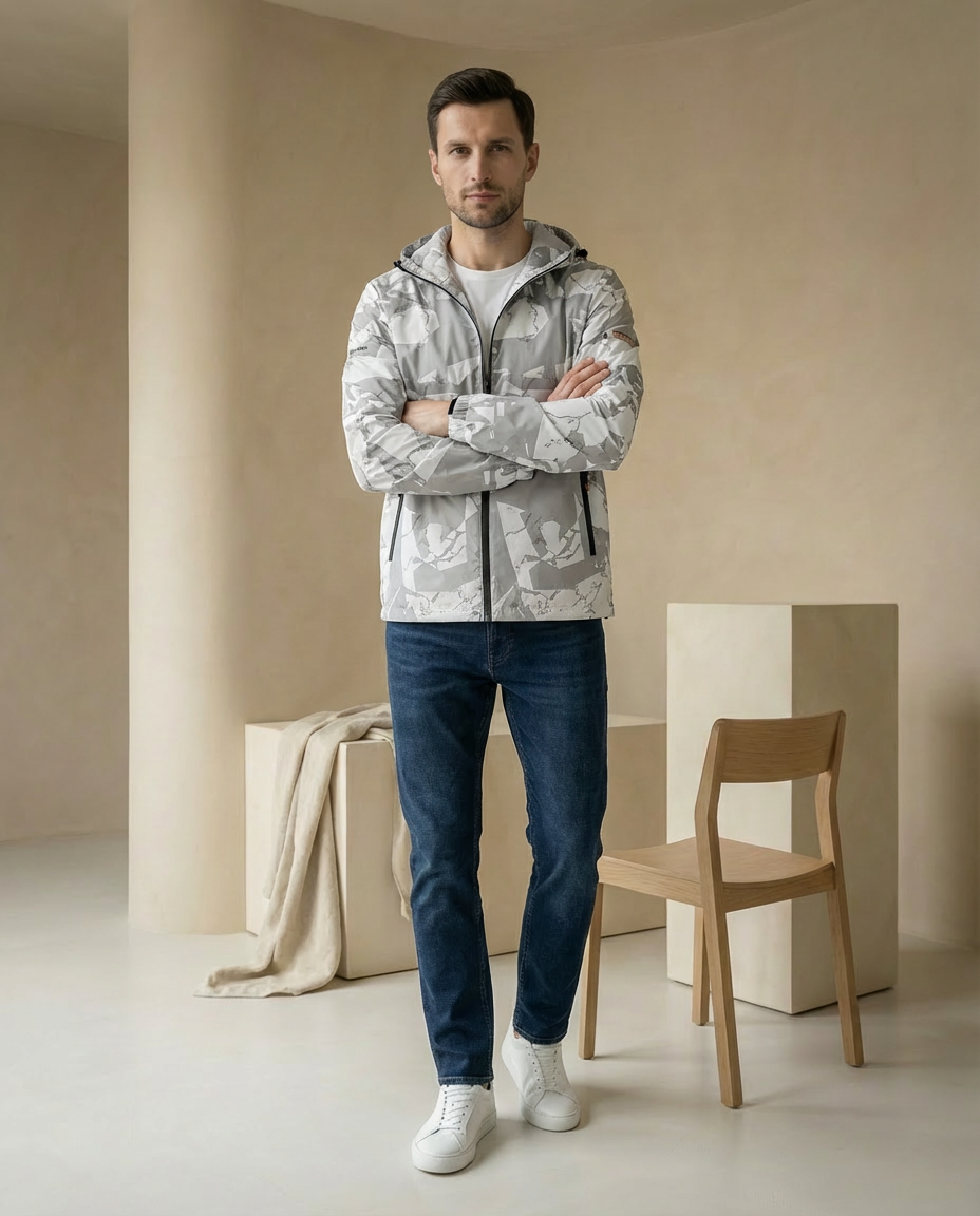 Kurtka Narciarska Męska Kurtki Narciarskie | Sportowy Krój | Wodoodporna Tkanina | Na Zimowe Przygody