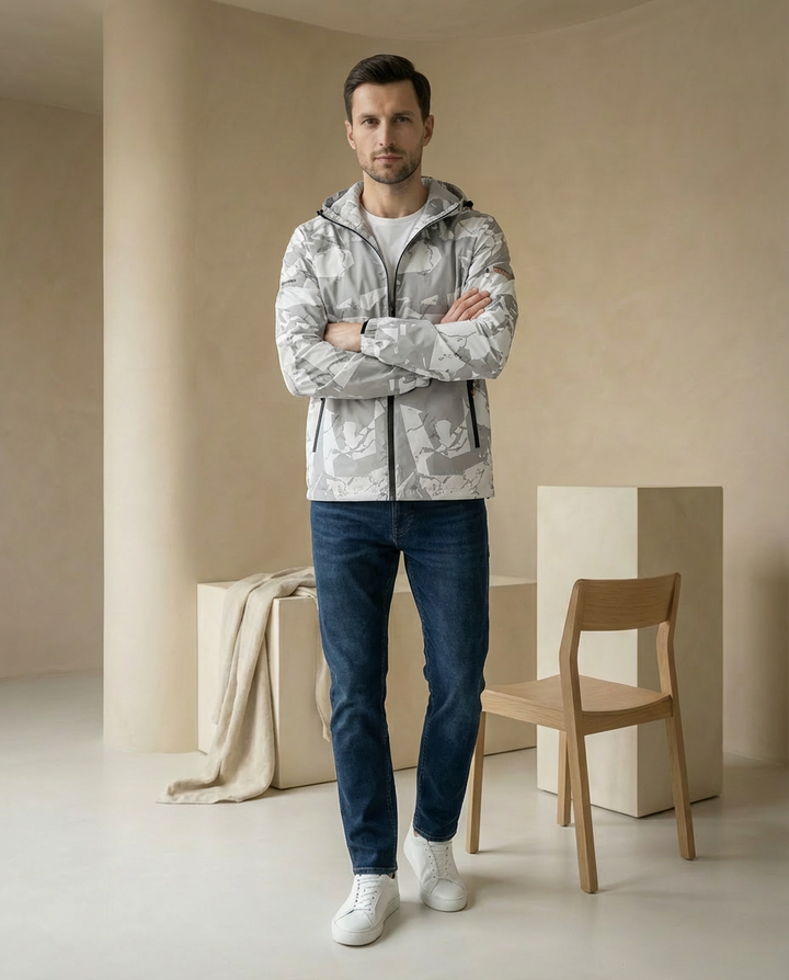 Kurtka Narciarska Męska Kurtki Narciarskie | Sportowy Krój | Wodoodporna Tkanina | Na Zimowe Przygody