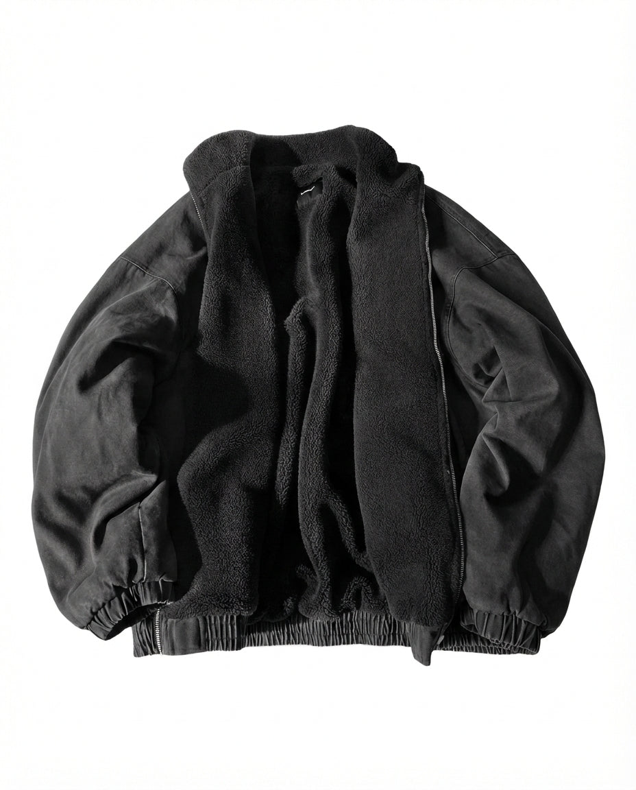 Kurtka Zimowa Męska Kurtka Męska Zimowa | Luźny Krój | Wyściełany Kołnierz | Na Zimę