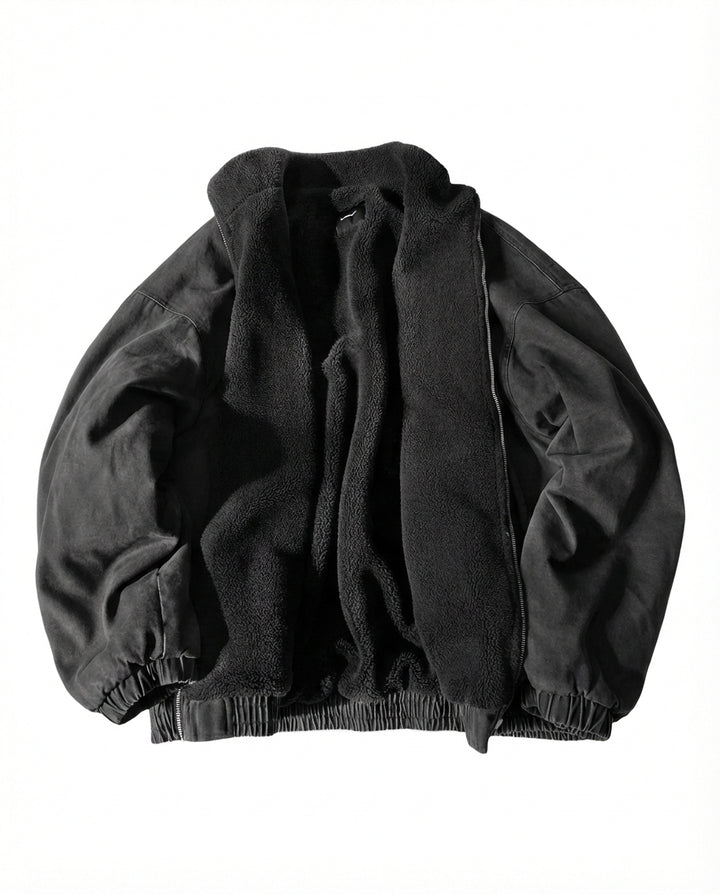 Kurtka Zimowa Męska Kurtka Męska Zimowa | Luźny Krój | Wyściełany Kołnierz | Na Zimę