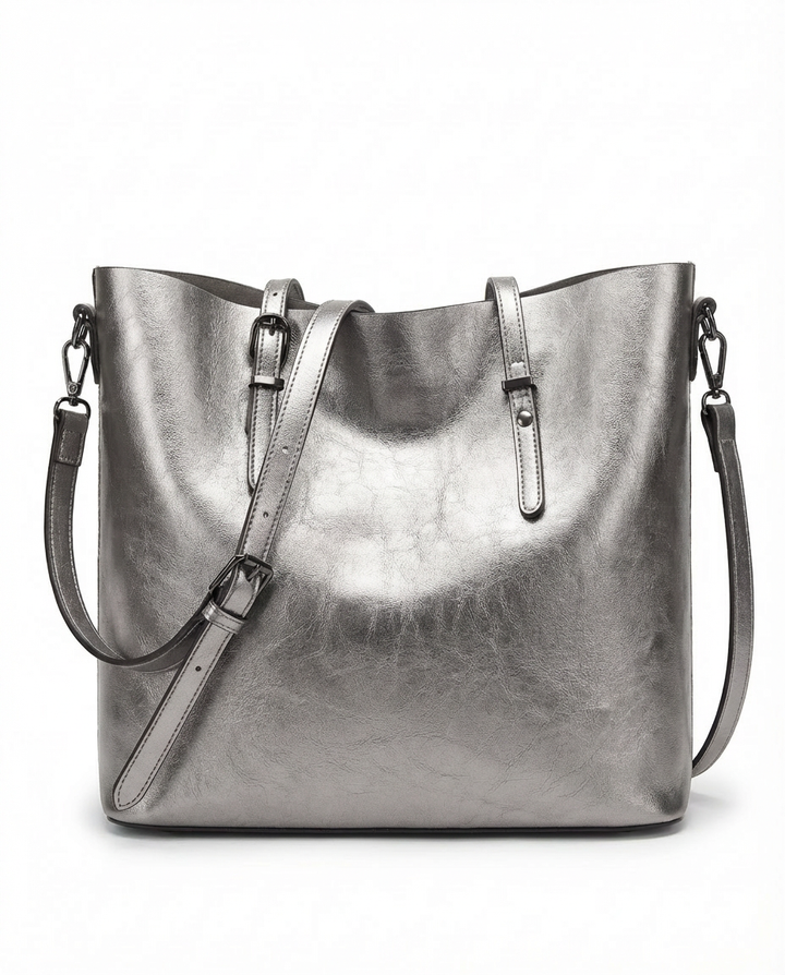 Torebka Damska na Ramię | Klasyczna Forma | Regulowany Pasek | Na Co Dzień i do Pracy - 11