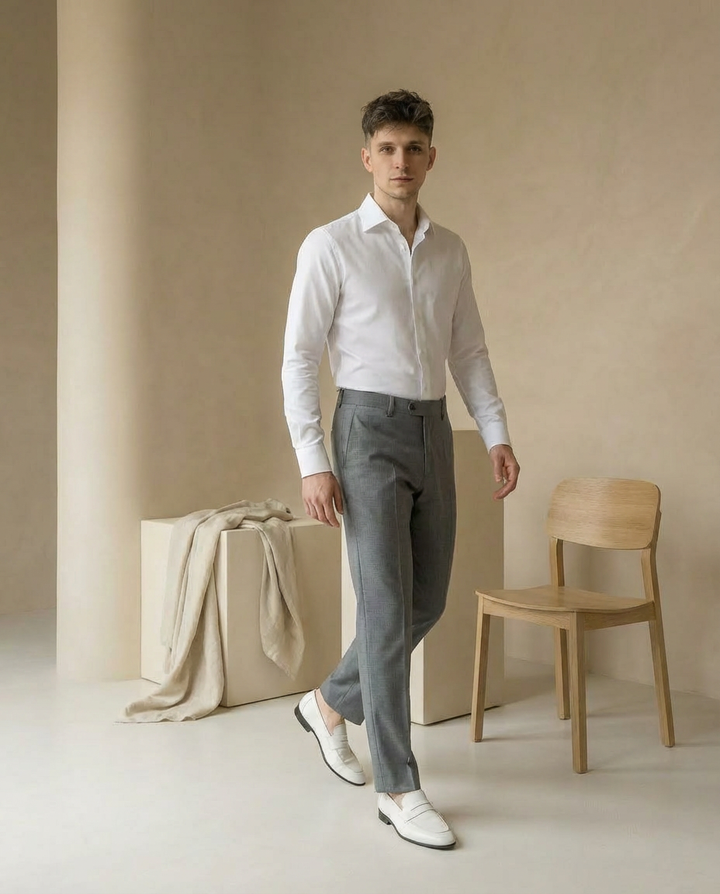 Spodnie Męskie Casual | Luźny Krój | Wygodny Materiał | Na Co Dzień