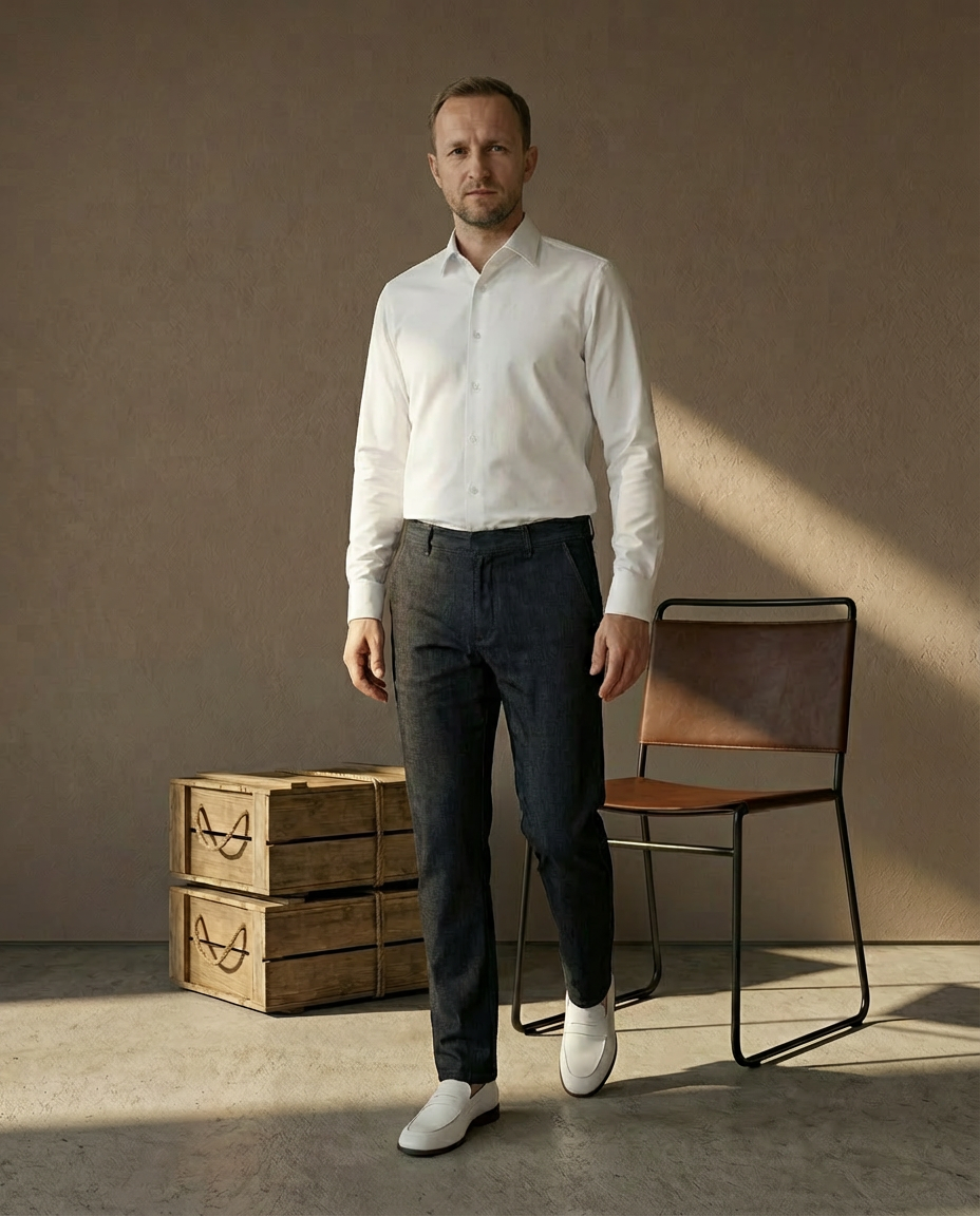 Jeansy Męskie Spodnie Jeansowe Męskie | Klasyczny Krój | Elastyczny Materiał | Na Co Dzień