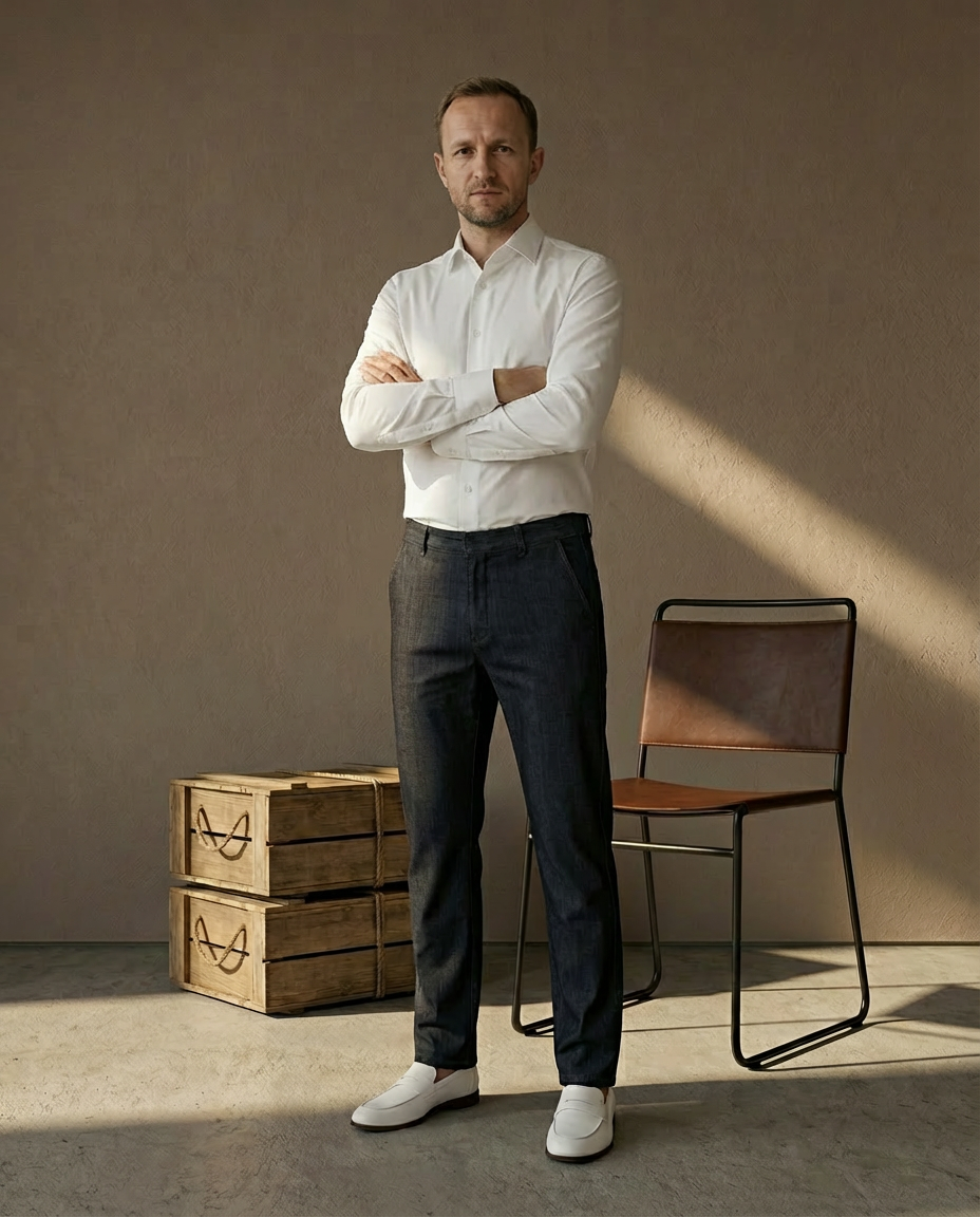 Jeansy Męskie Spodnie Jeansowe Męskie | Klasyczny Krój | Elastyczny Materiał | Na Co Dzień