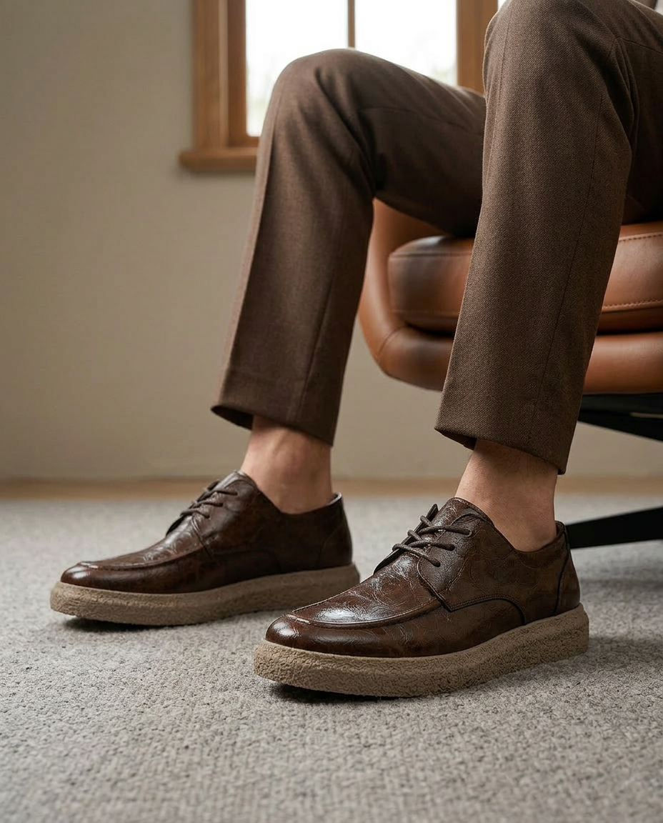 Mokasyny męskie skórzane | Klasyczny krój | Wygodne wkładki | Na co dzień