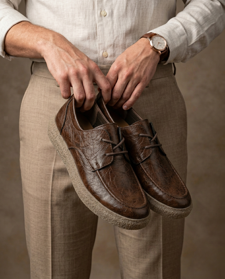 Mokasyny męskie skórzane | Klasyczny krój | Wygodne wkładki | Na co dzień