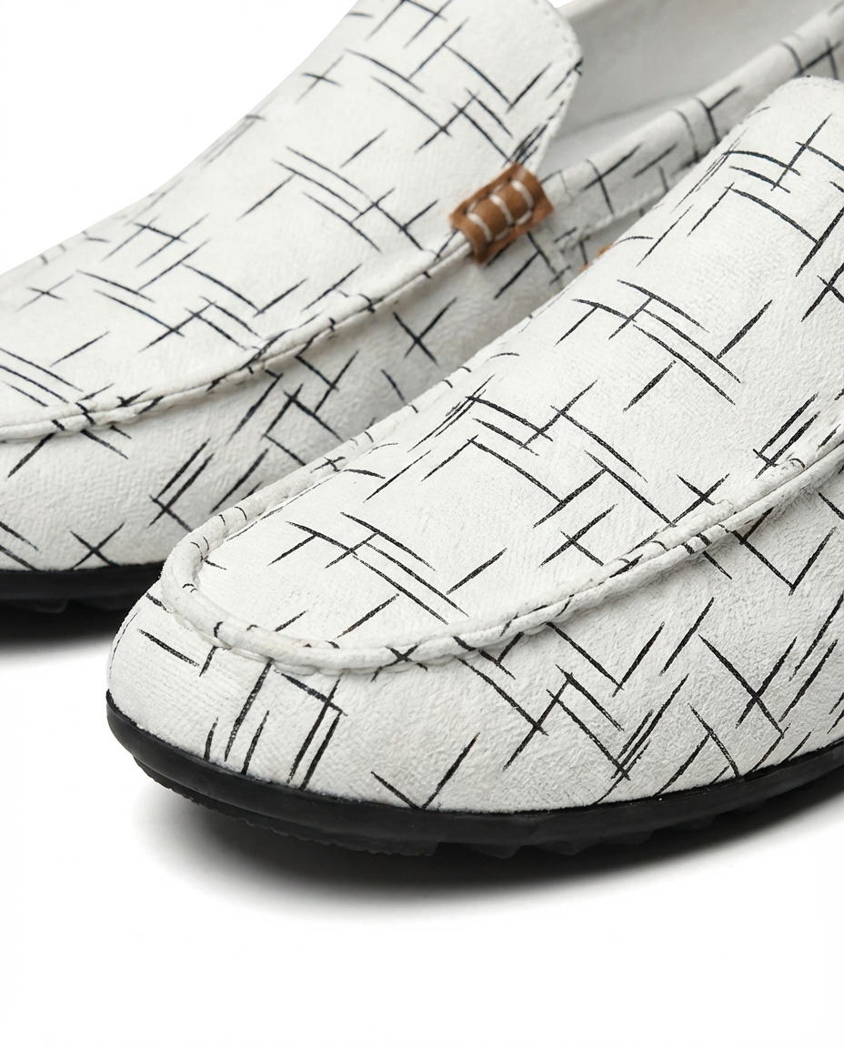 Mokasyny męskie skórzane | Wsuwane | Materiał oddychający | Na co dzień