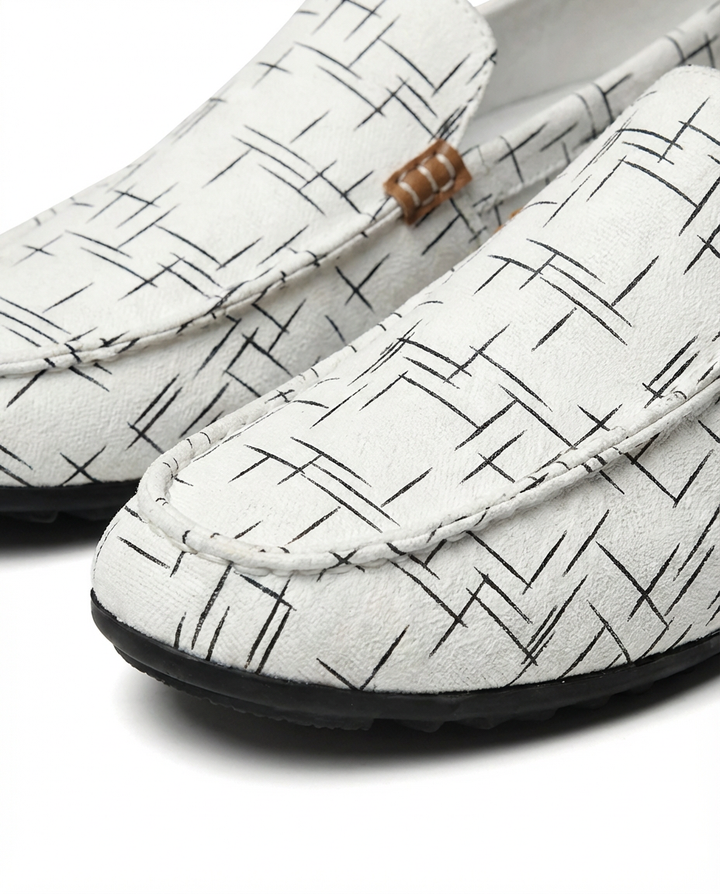 Mokasyny męskie skórzane | Wsuwane | Materiał oddychający | Na co dzień