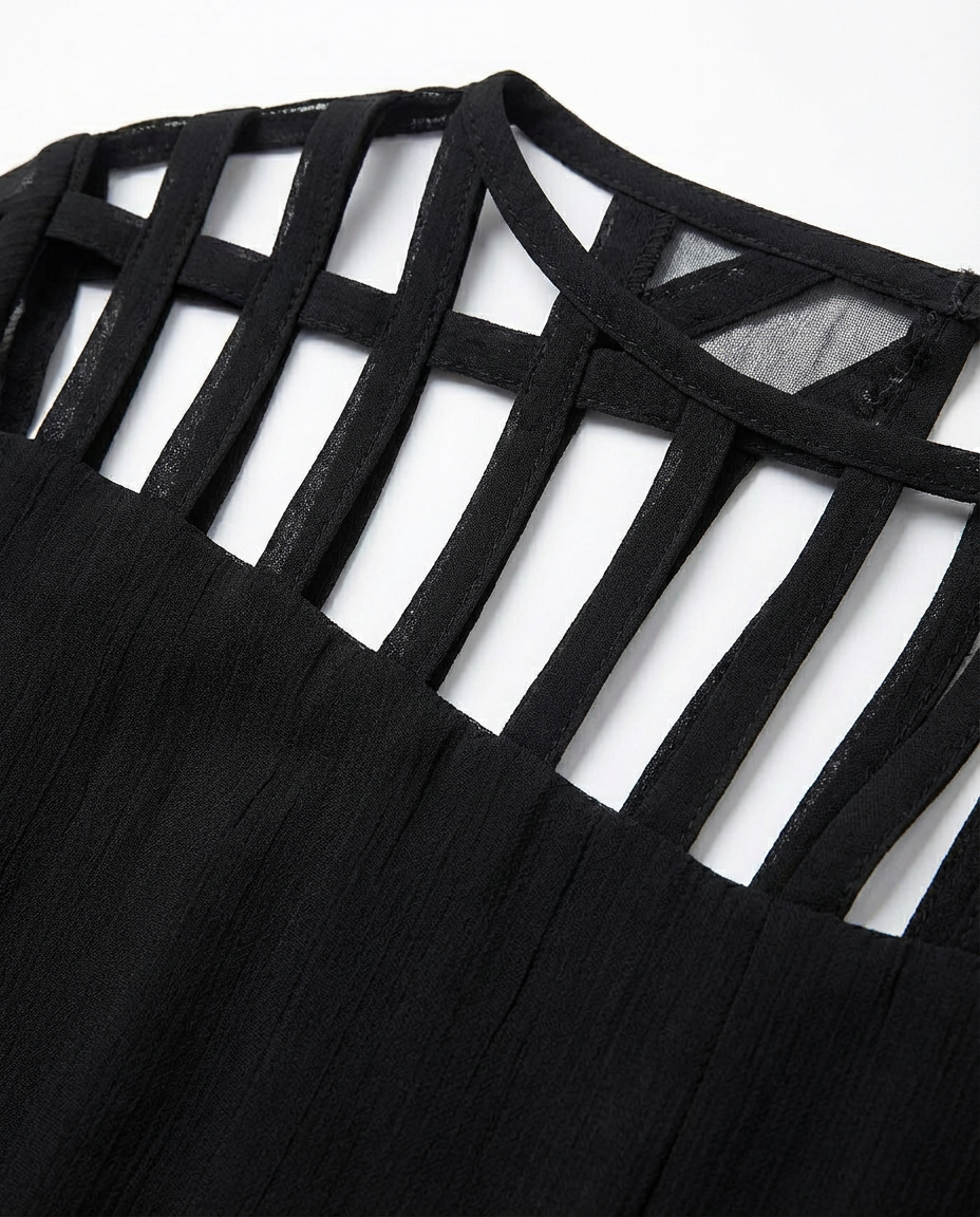 Sukienka Damska Midi Kwiatowa | Luźny Krój | Koronkowe Rękawy | Na Co Dzień