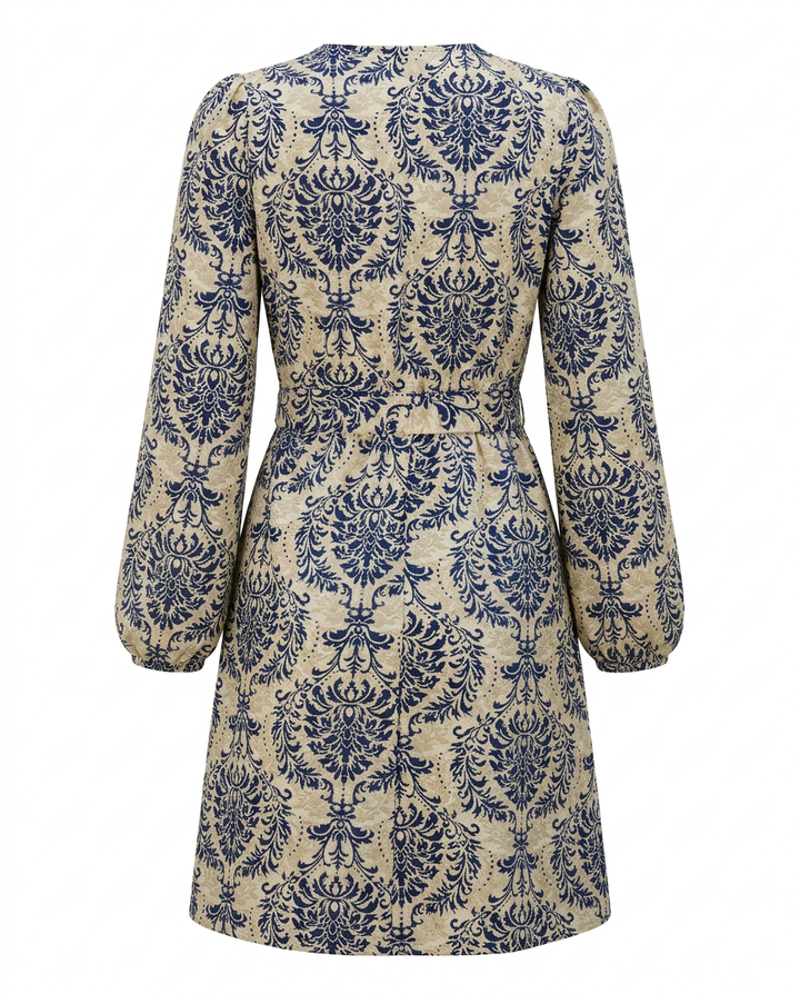 Sukienka Damska Krótka Sukienki Letnie | Luźny Krój | Bufiaste Rękawy | Na Lato