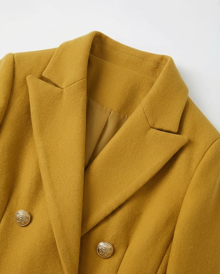 Płaszcz Zimowy Damski Płaszcz Damski Zimowy | Długi Krój | Funkcjonalne Kieszenie | Na Zimę i Pory Przejściowe