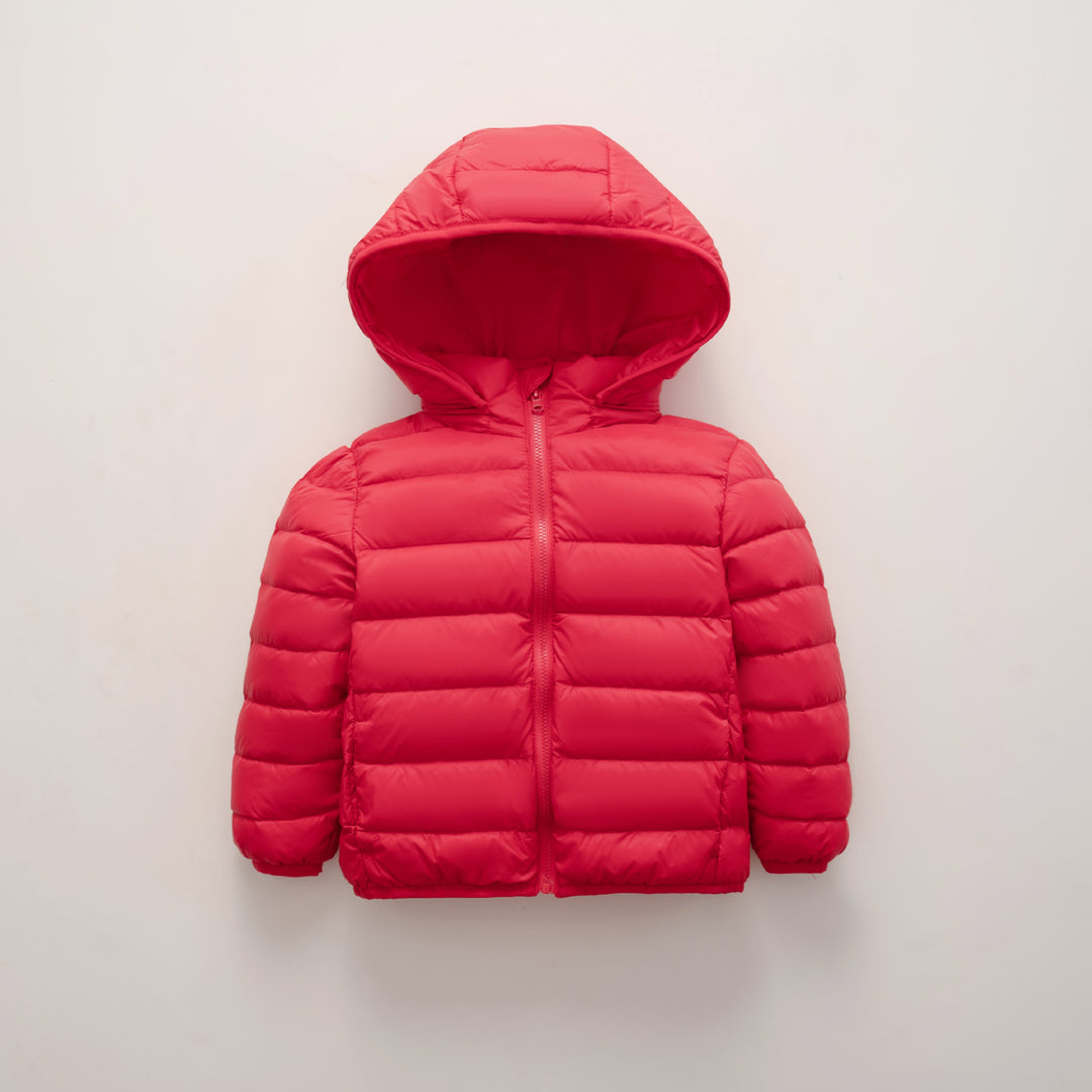 Lekka Pikowana Kurtka z Kapturem | Krótki Krój | Wygodna i Praktyczna | Idealna na Co Dzień