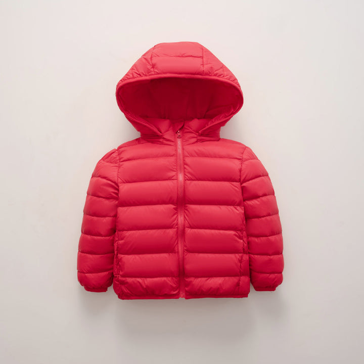 Lekka Pikowana Kurtka z Kapturem | Krótki Krój | Wygodna i Praktyczna | Idealna na Co Dzień