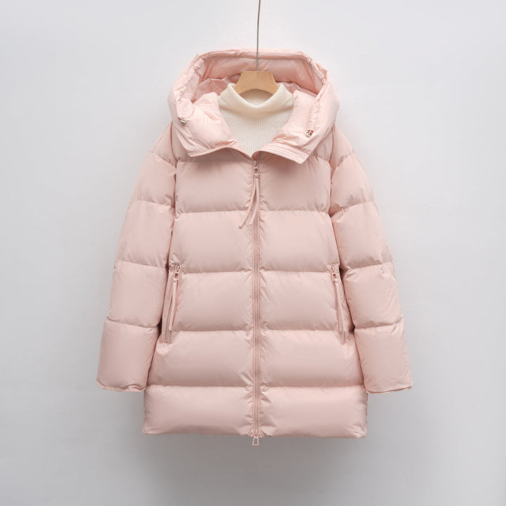 Pikowana Kurtka z Kapturem | Ciepła i Lekka | Idealna na Zimę