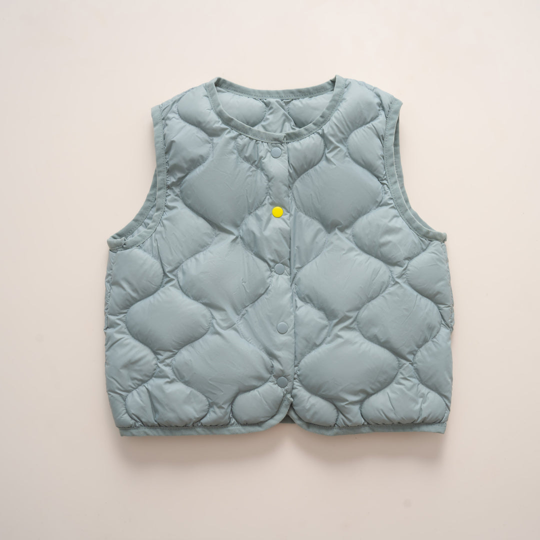 Dziecięca Pikowana Kamizelka | Lekka i Miękka | Idealna na Przejściowe Pory Roku