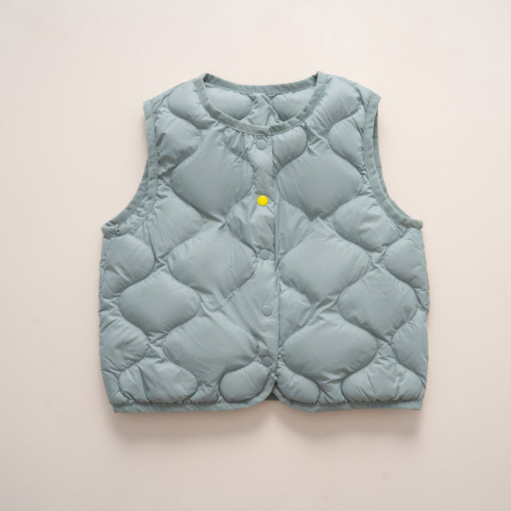 Dziecięca Pikowana Kamizelka | Lekka i Miękka | Idealna na Przejściowe Pory Roku