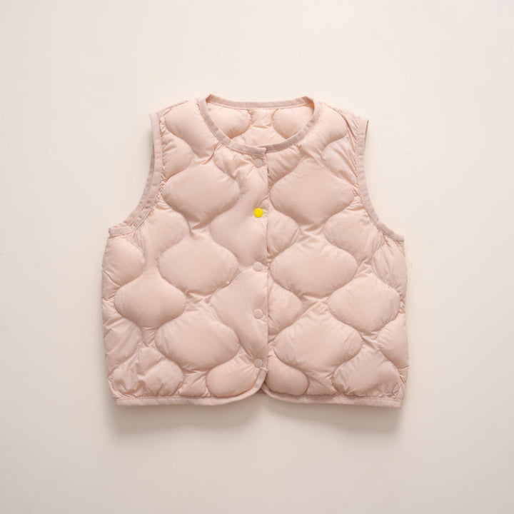 Dziecięca Pikowana Kamizelka | Lekka i Miękka | Idealna na Przejściowe Pory Roku