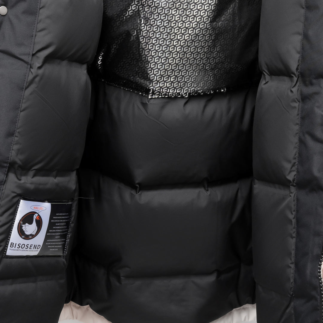 Techniczna Kurtka Parka z Kapturem | Kieszenie Wielofunkcyjne | Sportowy Styl | Idealna na Chłodne Dni