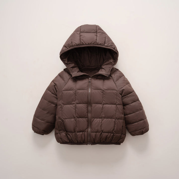 Pikowana Kurtka z Kapturem | Prosty Krój | Lekka i Funkcjonalna | Na Chłodne Dni