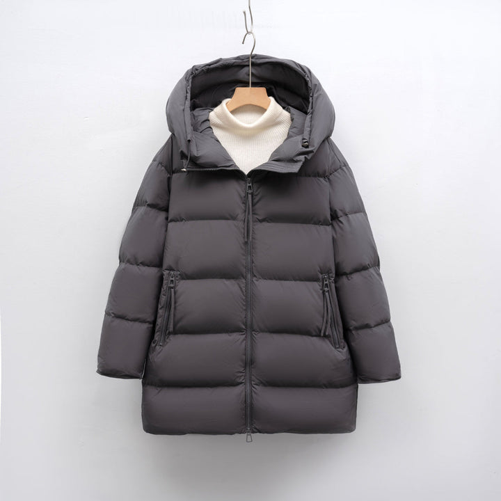 Pikowana Kurtka z Kapturem | Ciepła i Lekka | Idealna na Zimę