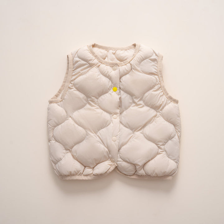 Dziecięca Pikowana Kamizelka | Lekka i Miękka | Idealna na Przejściowe Pory Roku