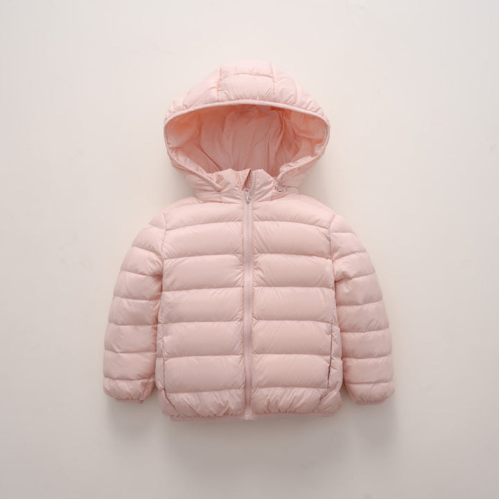 Lekka Pikowana Kurtka z Kapturem | Krótki Krój | Wygodna i Praktyczna | Idealna na Co Dzień