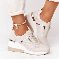 Damskie Sneakersy na Platformie | Wygodne | Modny Styl Miejski